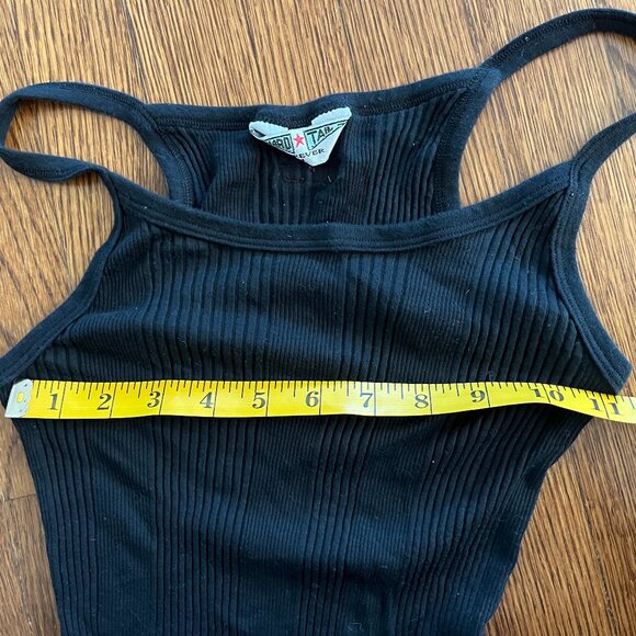 Hard Tail 100% Cotton Skinny Tank in Black - Very Soft - L - NWOT - Made in USA - Picture 10 of 13